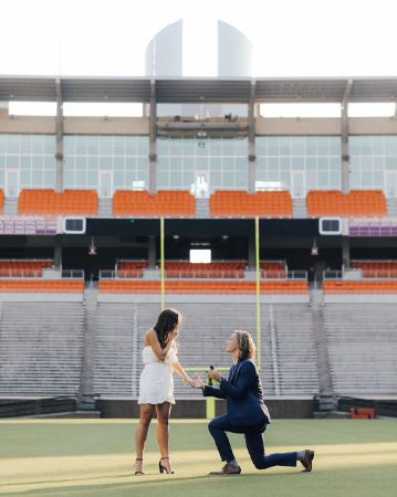 Trevor Lawrence proposed to Marissa Mowry. 